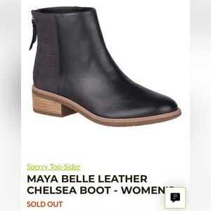 Sperry Maya Belle leather Chelsea boot 🥾 size 8